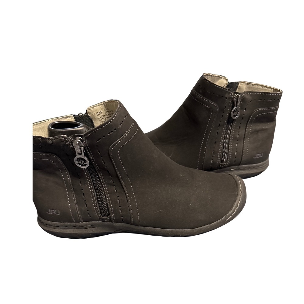 JBU by Jambu Juno Women's Black Ankle Boots Side Zip‎ Comfort Size 8M: Grunge